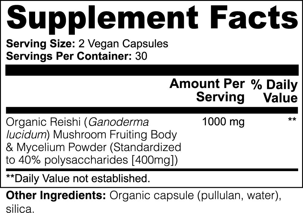 REISHI MUSHROOM - ORGANIC